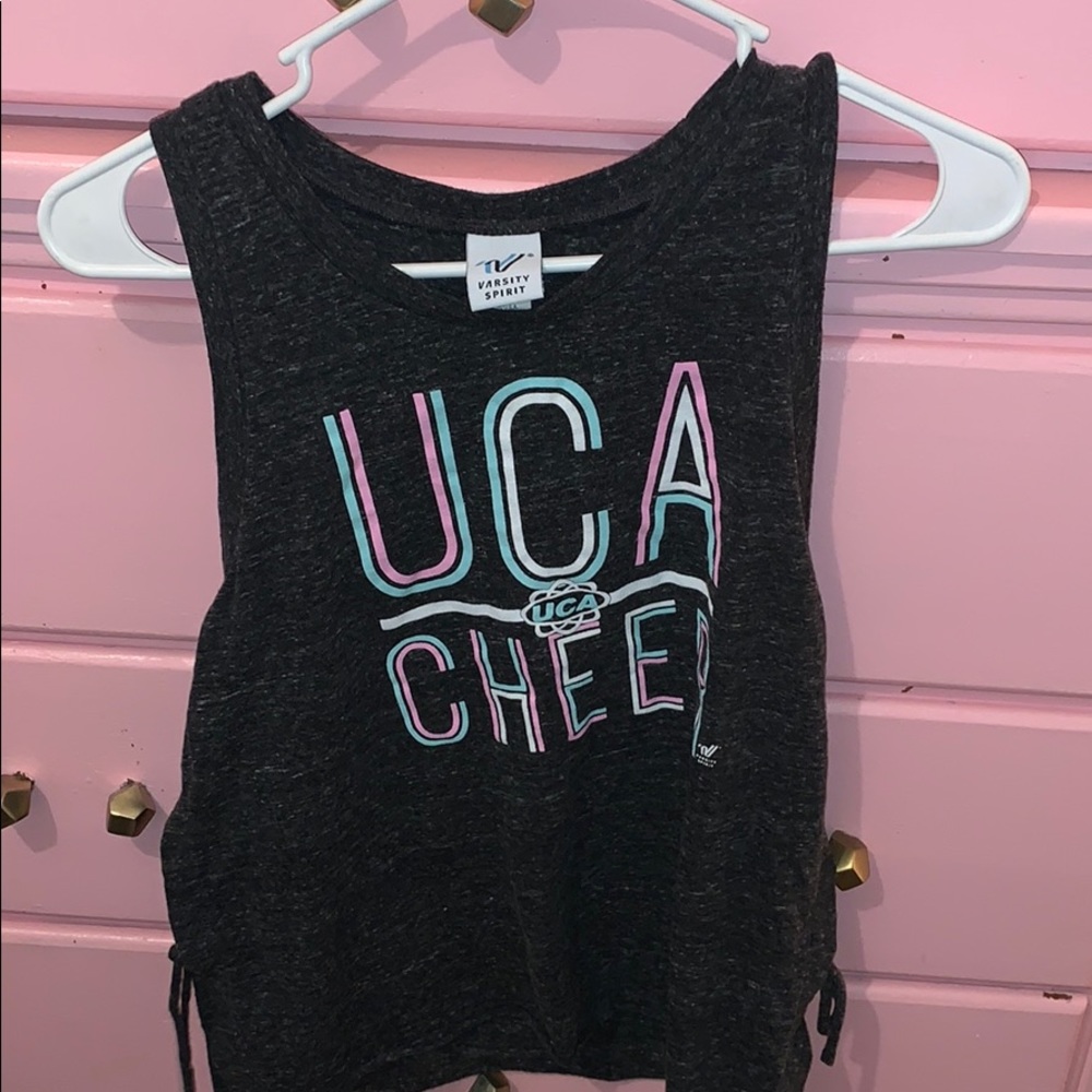 UCA varsity spirit tank top